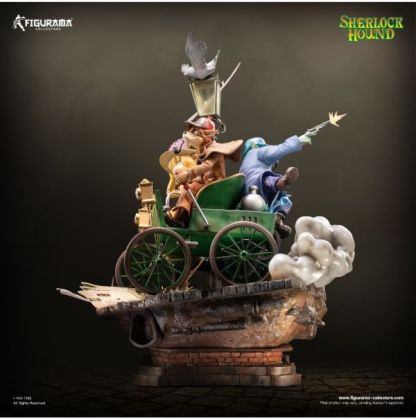【預購】正版授權 石油廠Figurama 《妙犬神探/名偵探福爾摩斯》夏洛克、華生和哈德遜夫人 1/8雕像