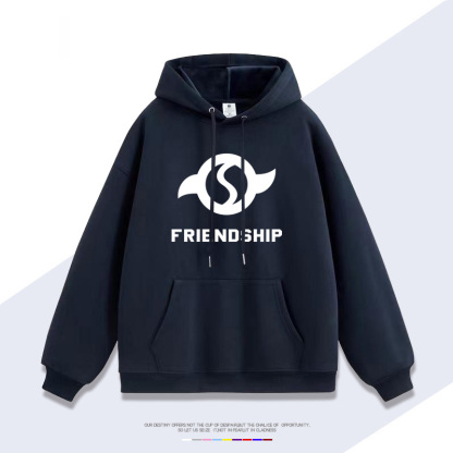 數碼寶貝大冒險勇氣徽章 聯名衛衣2025秋冬新款 親子情侶裝連帽衛衣