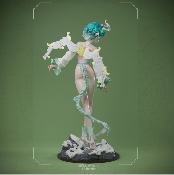 【預購】ZN《山海-白澤》GK白模kit