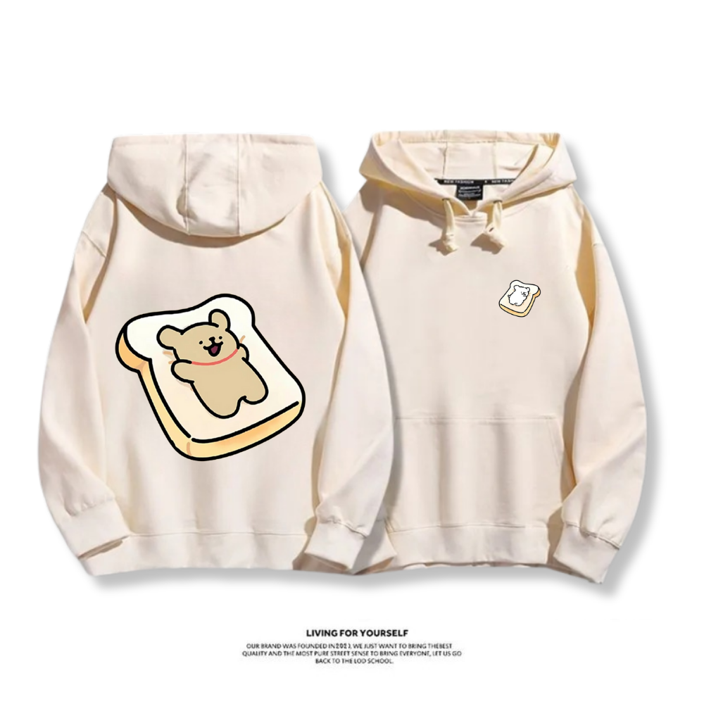 線條小狗 2025秋冬新款 親子情侶男女連帽衛衣