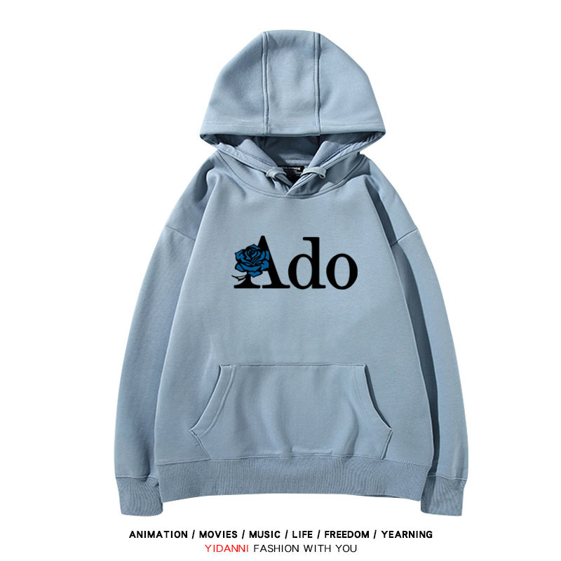 Ado歌手同人 寬鬆百搭 秋冬款 寬鬆連帽衛衣