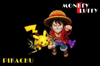 【預購】A+研究所 魯夫共鳴系列 皮卡丘&魯夫