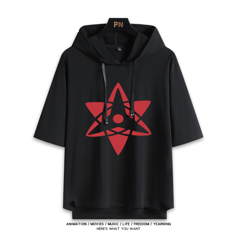 火影忍者 連帽短袖T恤