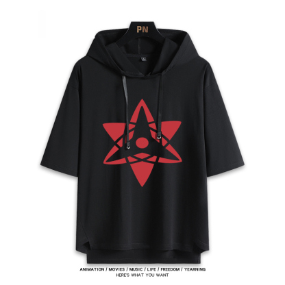 火影忍者 連帽短袖T恤