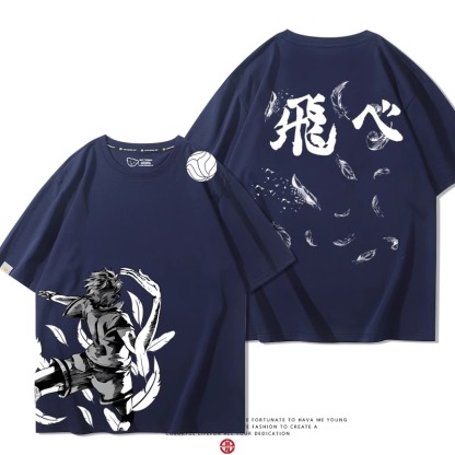 排球少年 2024親子情侶男女同款 純棉T恤