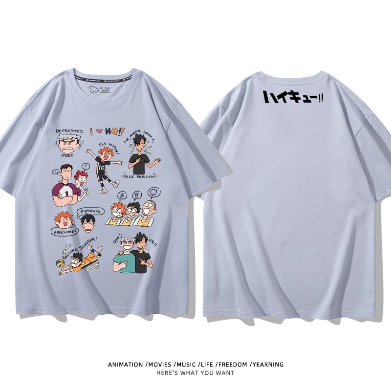 排球少年 2024親子情侶男女同款 純棉T恤