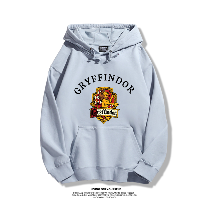 哈利波特聯名衛衣2023秋冬新款親子情侶裝薄絨款連帽衛衣