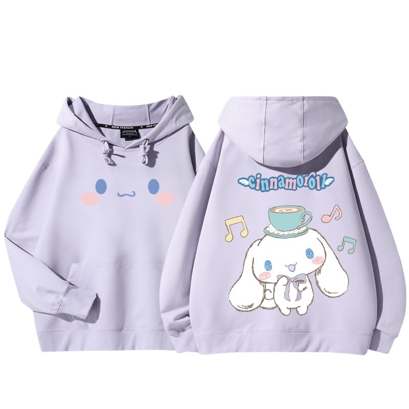 三麗鷗聯名衛衣2025秋冬新款親子情侶裝連帽衛衣