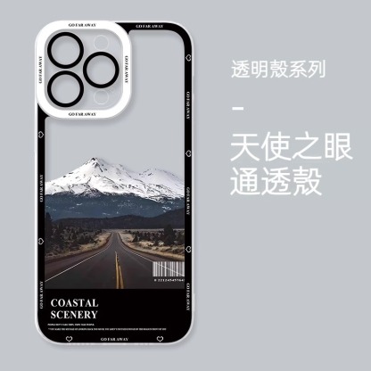 風景 天使眼透明防摔軟殼