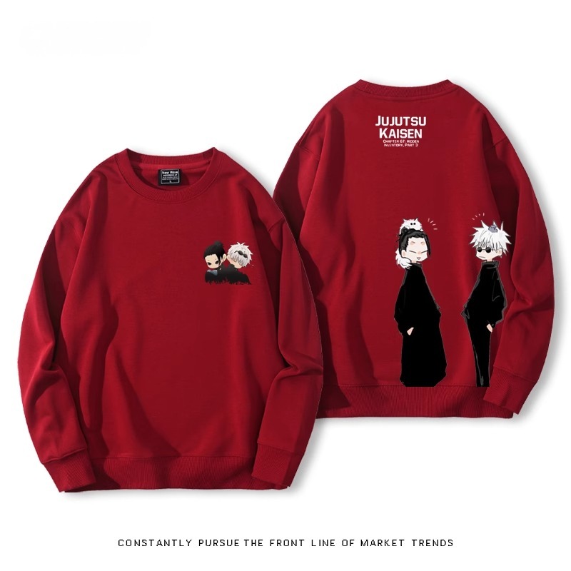 【預售2.25號發貨】鏈鋸人聯名衛衣2024秋冬新款親子情侶裝薄絨款連帽衛衣