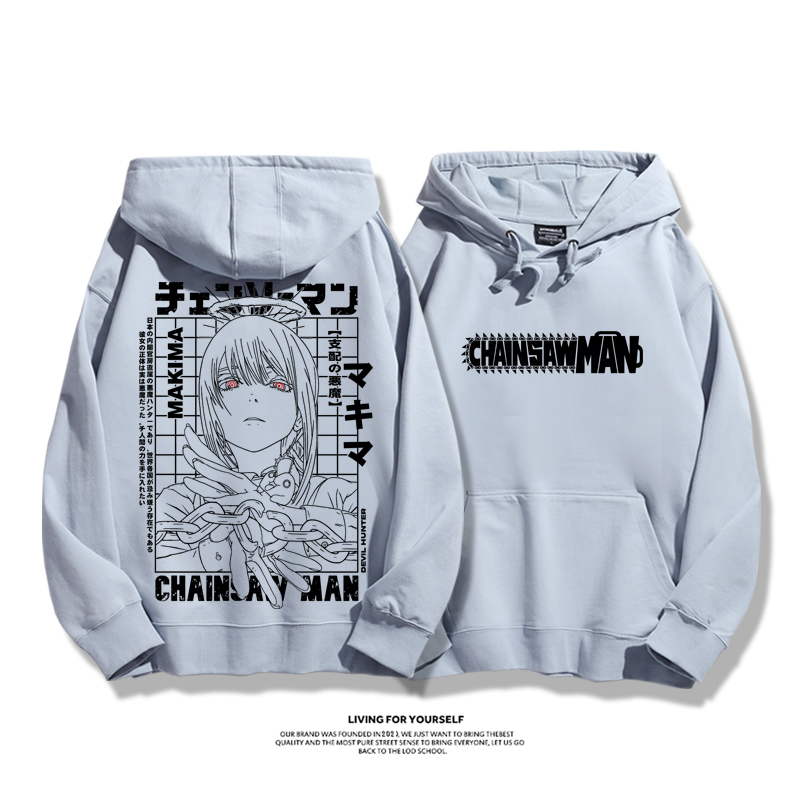 鏈鋸人新款 親子情侶男女款連帽衛衣
