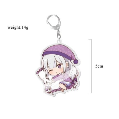 Re：從零開始的異世界生活拉姆雷姆艾米莉亞亞力克鑰匙扣掛飾【單買三件起送】
