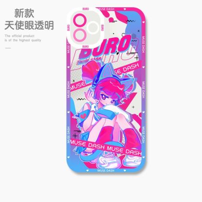 蘋果 系列喵斯快跑 初音未來天使眼透明防摔軟殼