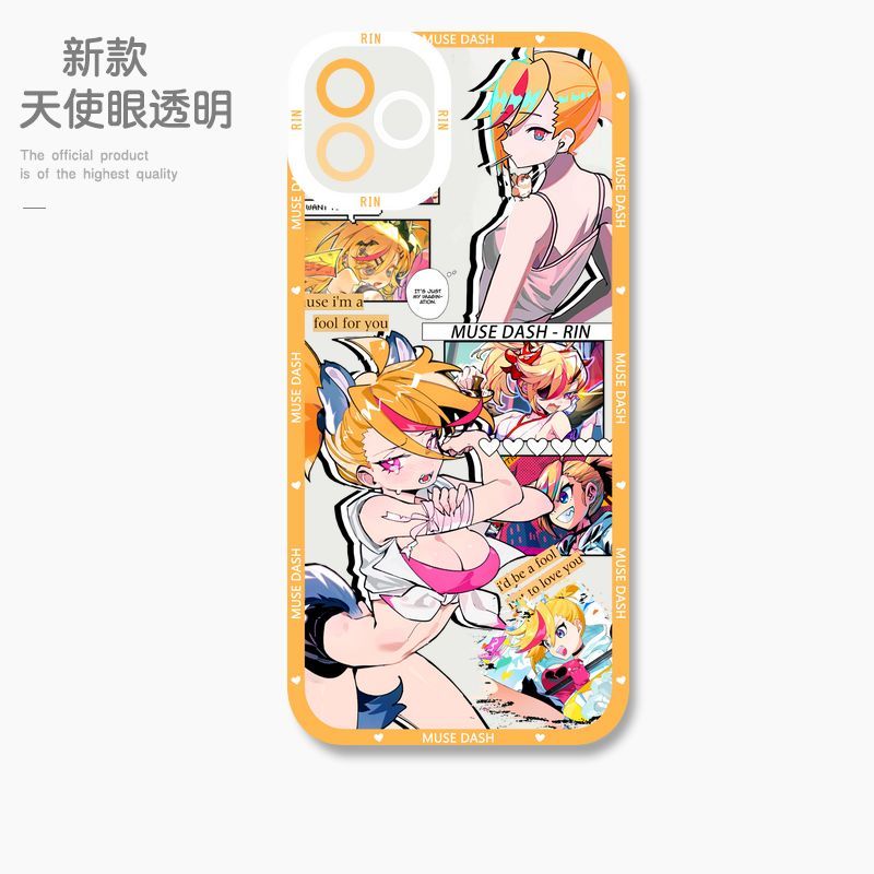 蘋果 系列喵斯快跑 初音未來天使眼透明防摔軟殼