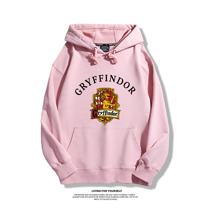 哈利波特聯名衛衣2023秋冬新款親子情侶裝薄絨款連帽衛衣