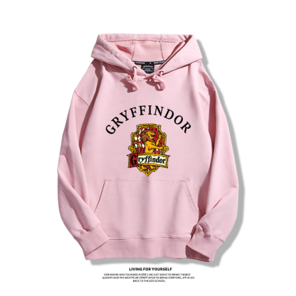 哈利波特聯名衛衣2023秋冬新款親子情侶裝薄絨款連帽衛衣