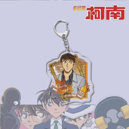 名偵探柯南周邊 灰原哀基德赤井秀一安室透世良真純亞克力鑰匙扣掛飾【單買三件起送】