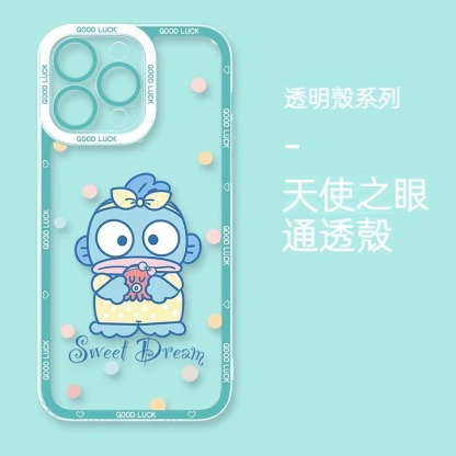 蘋果 系列人魚漢頓天使眼透明防摔軟殼