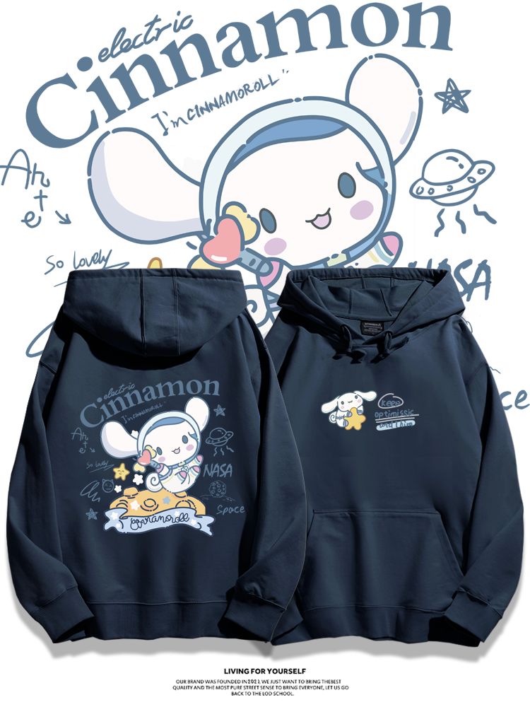 三麗鷗聯名衛衣2025秋冬新款親子情侶裝連帽衛衣