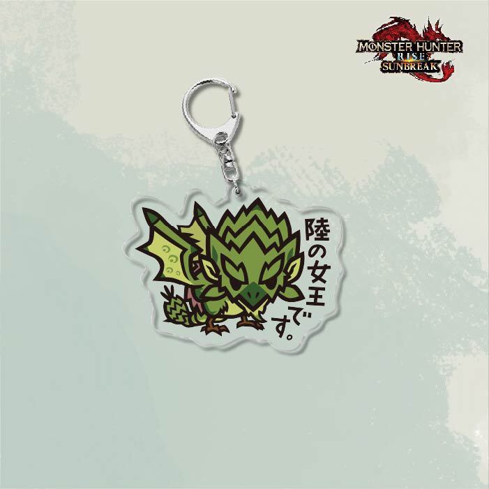 Monster Hunter Rise怪物獵人崛起滅盡龍雪鬼獸冰狼亞力克鑰匙扣掛飾【單買三件起送】