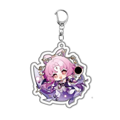 崩壞星穹鐵道愛莉希雅亞克力鑰匙扣掛飾遊戲周邊銀狼景元 白露【單買三件起送】