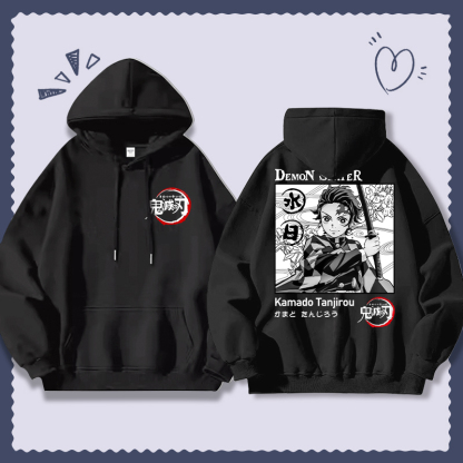 鬼滅之刃 聯名衛衣2025秋冬新款寬鬆連帽衛衣
