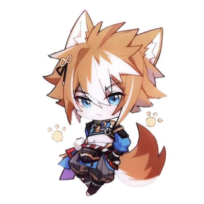 原神旅行者可莉安柏凱亞克力雙面鑰匙扣個性掛飾遊戲周邊薔薇魔女【單買三件起送】