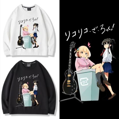 孤獨搖滾聯名莉可麗絲2023親子情侶裝 圓領長袖