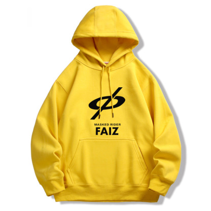 假面騎士 衛衣2024秋冬新款親子情侶裝薄絨款連帽衛衣