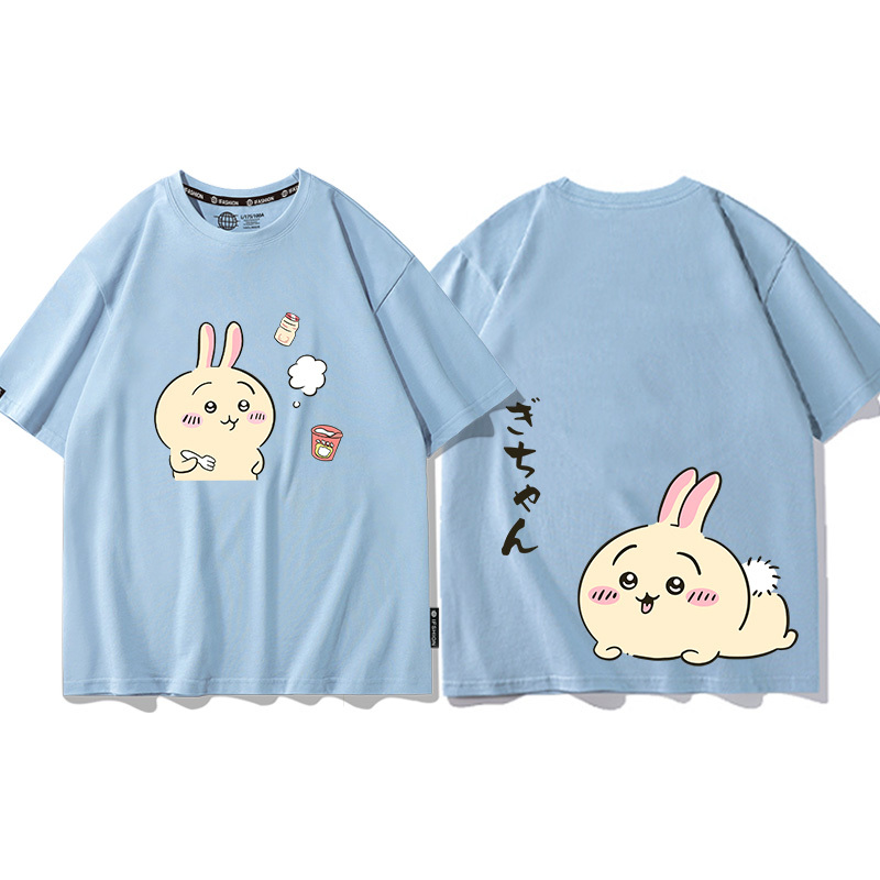 Chiikawa聯名衛衣2024秋冬新款親子情侶裝薄絨款連帽衛衣