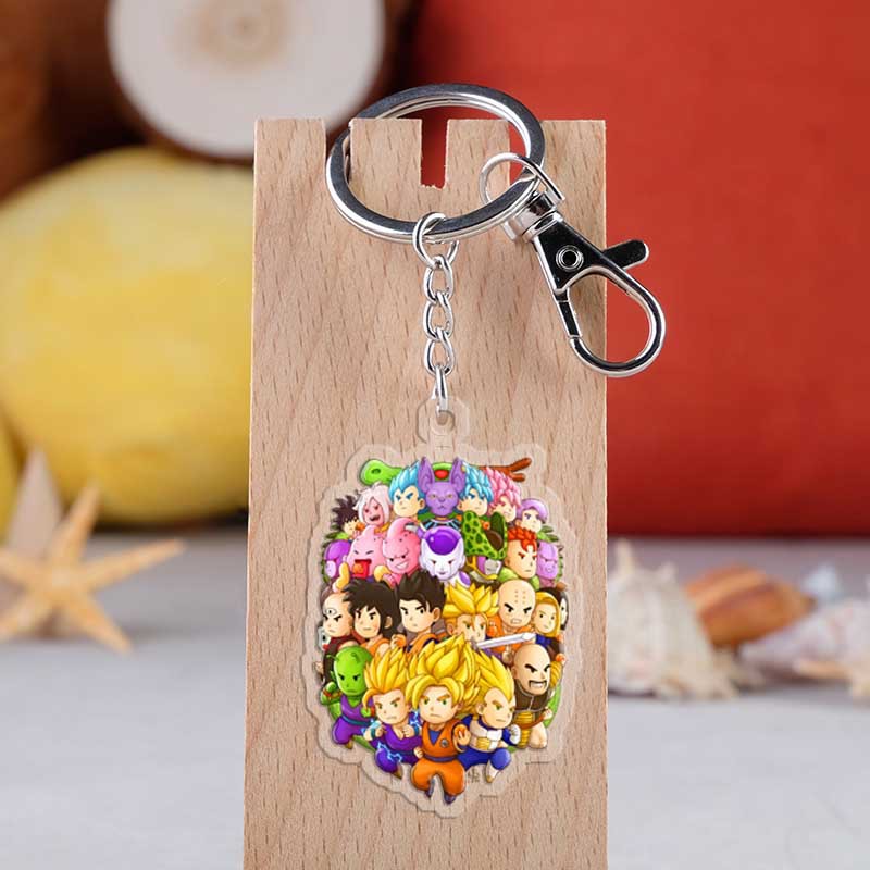 七龍珠孫悟空悟飯超級賽亞人魔笛貝吉塔18號比魯斯亞克力鑰匙扣 掛飾【單買三件起送】