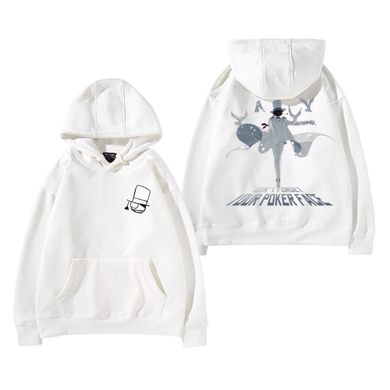 名偵探柯南聯名衛衣2024秋冬新款親子情侶裝薄絨款連帽衛衣