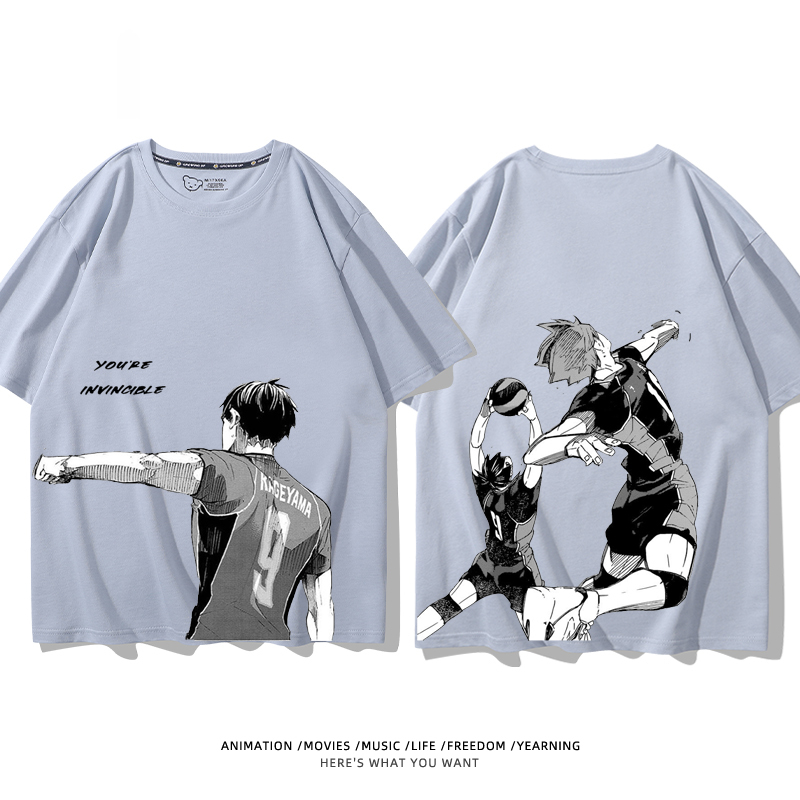 排球少年 2024親子情侶男女同款 純棉T恤