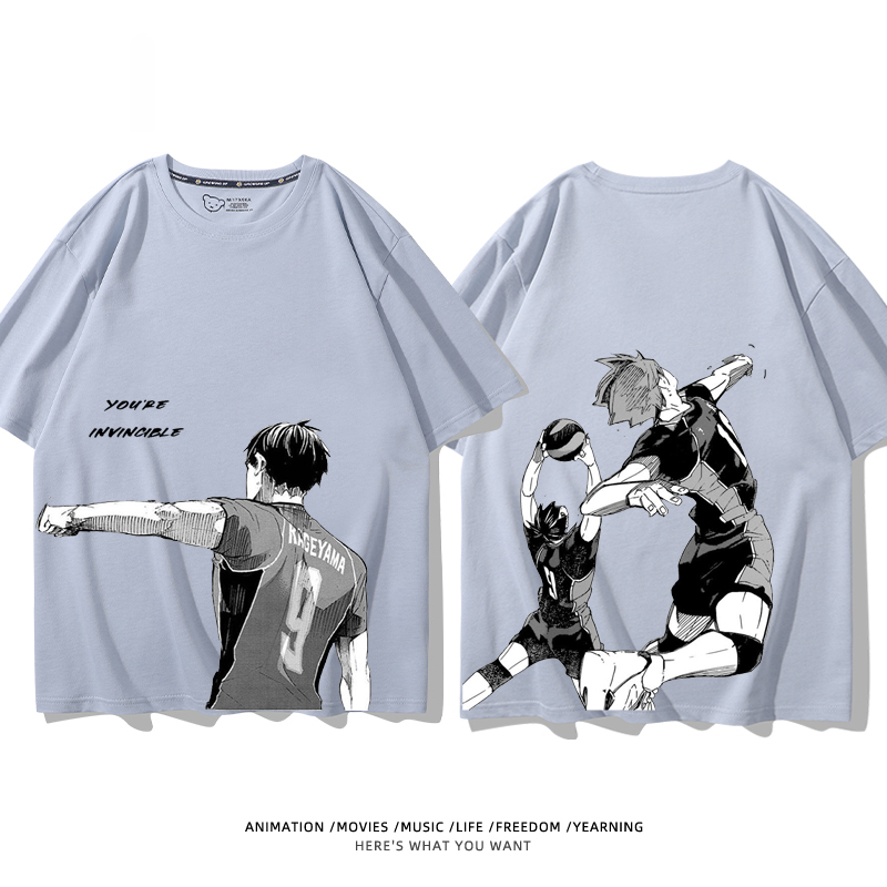 排球少年 2024親子情侶男女同款 純棉T恤