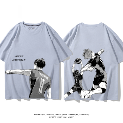 排球少年 2024親子情侶男女同款 純棉T恤