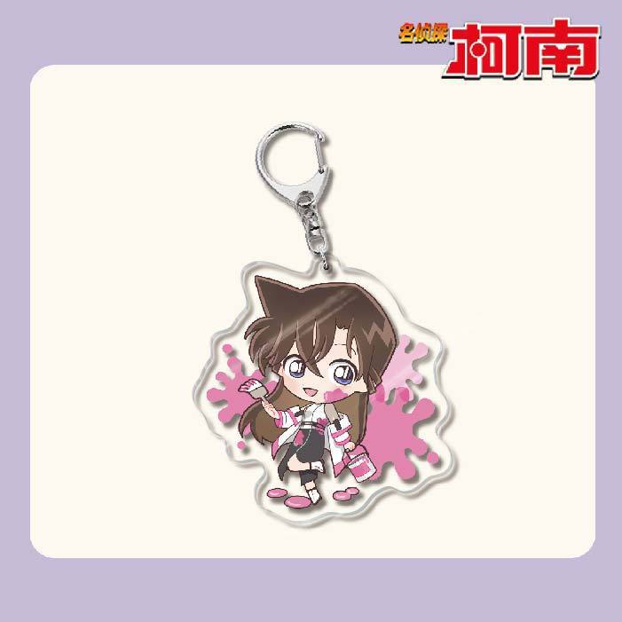 名偵探柯南周邊 灰原哀基德赤井秀一安室透世良真純亞克力鑰匙扣掛飾【單買三件起送】