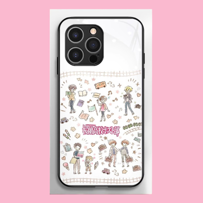 櫻蘭高校新款高清全包防摔玻璃殼