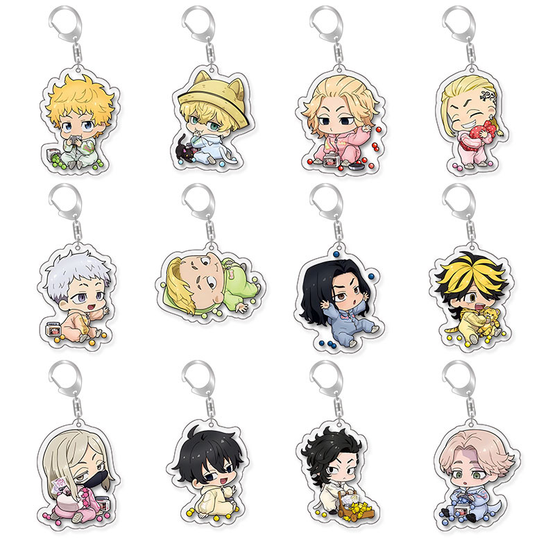 東京復仇者掛件周邊動漫亞克力雙面掛件鑰匙扣佐野萬次郎龍宮寺堅掛飾【單買三件起送】