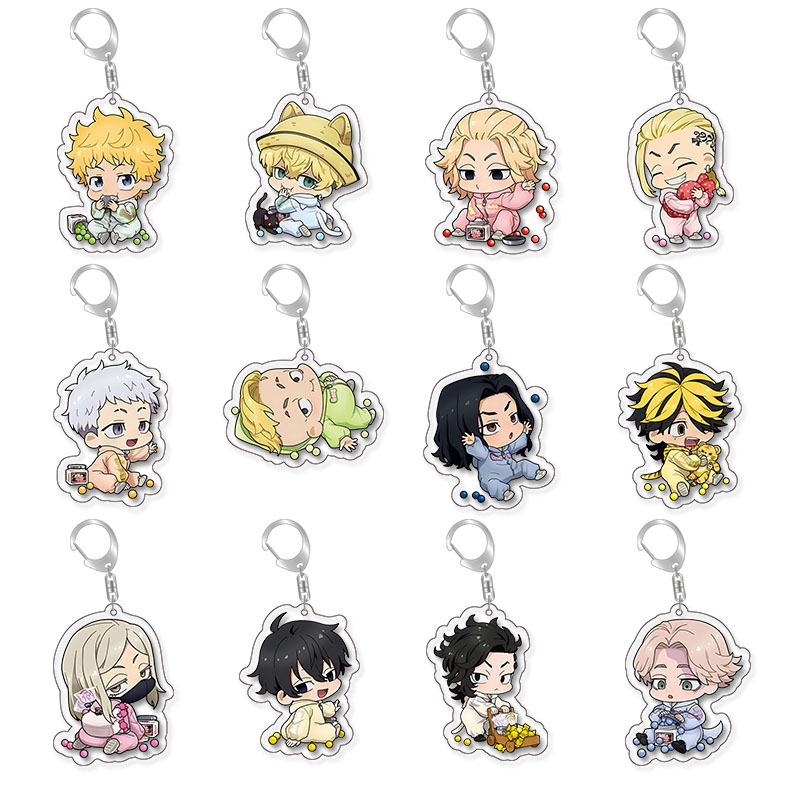 東京復仇者掛件周邊動漫亞克力雙面掛件鑰匙扣佐野萬次郎龍宮寺堅掛飾【單買三件起送】