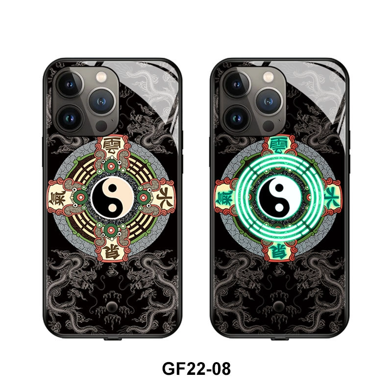 國潮古風來電閃智能發光手機殼