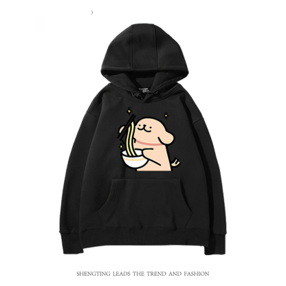 線條小狗 聯名衛衣2024秋冬新款親子情侶裝薄絨款連帽衛衣