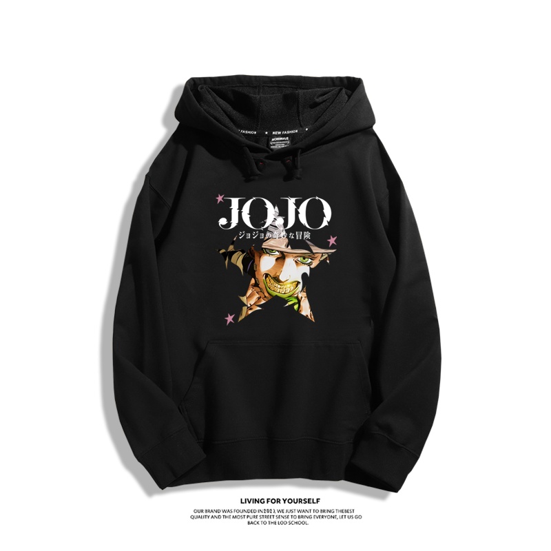 JOJO的奇妙冒險 聯名衛衣2025秋冬新款親子情侶裝連帽衛衣