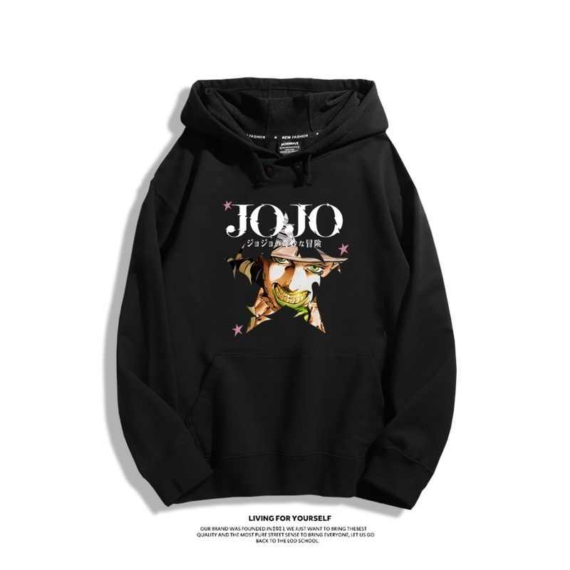 JOJO的奇妙冒險 聯名衛衣2025秋冬新款親子情侶裝連帽衛衣