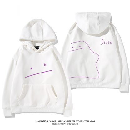 寶可夢 聯名衛衣2024秋冬新款親子情侶裝薄絨款連帽衛衣