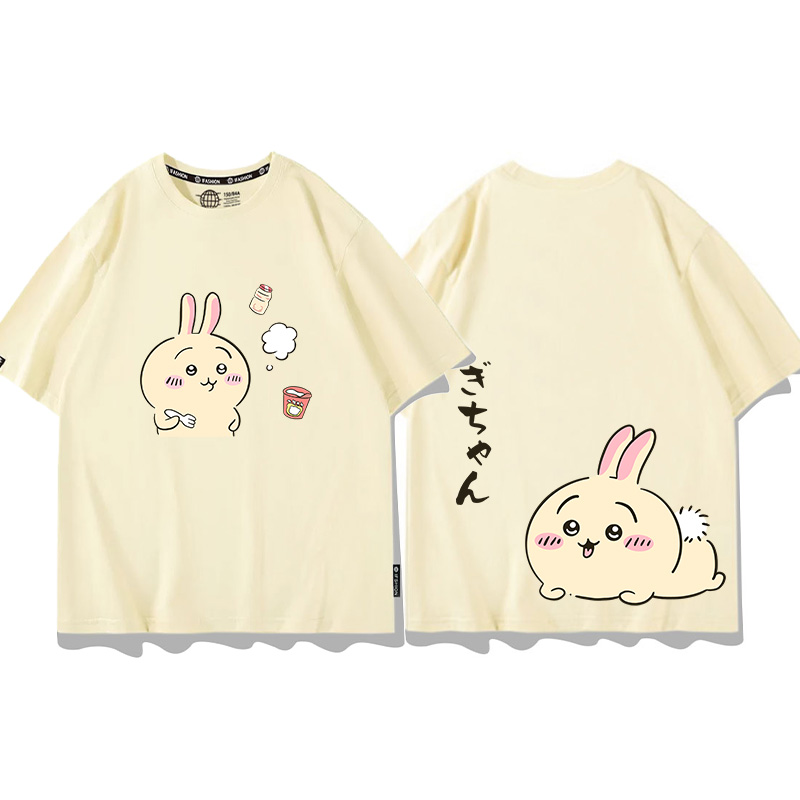 Chiikawa聯名衛衣2024秋冬新款親子情侶裝薄絨款連帽衛衣