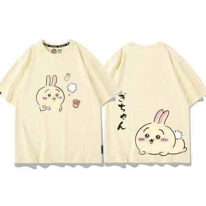 Chiikawa聯名衛衣2024秋冬新款親子情侶裝薄絨款連帽衛衣