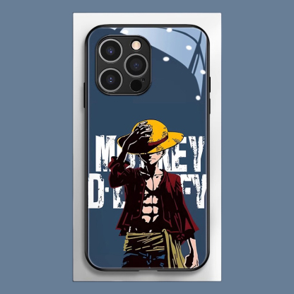 海賊王新款高清全包防摔玻璃殼