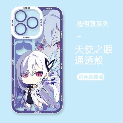 蘋果 系列原神絲柯克天使眼透明防摔軟殼
