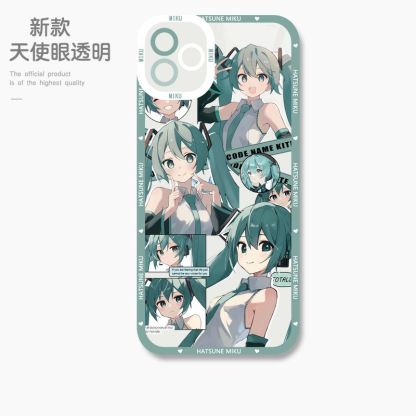 蘋果 系列初音未來天使眼透明防摔軟殼