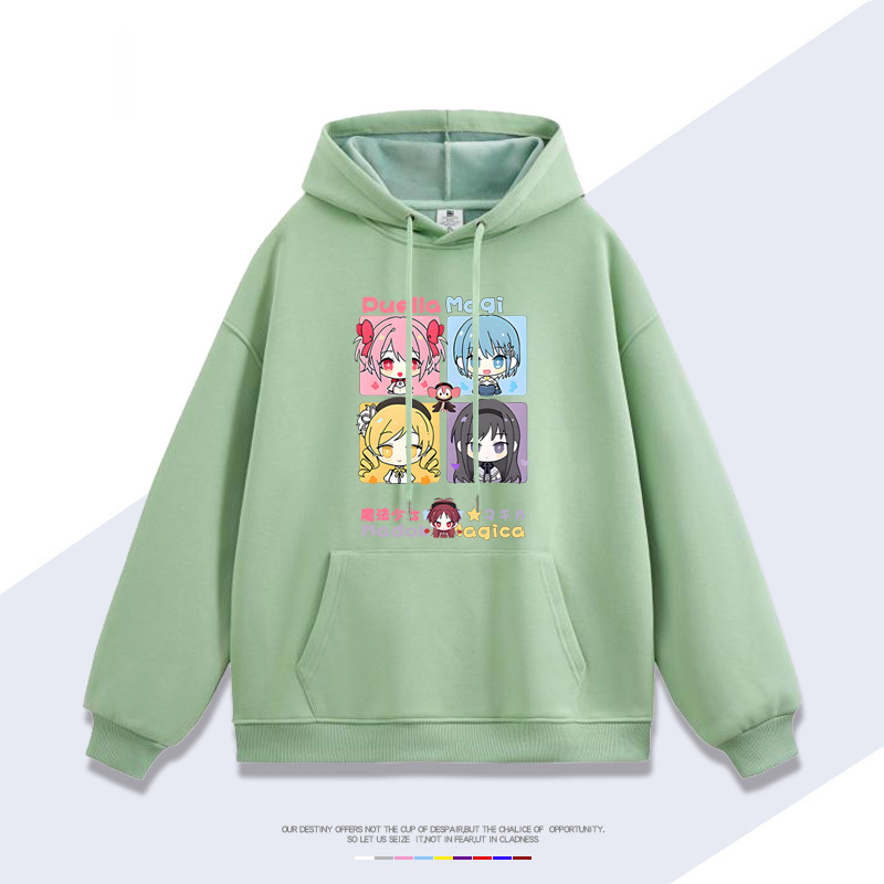 魔法少女小圓新款 親子情侶男女連帽衛衣